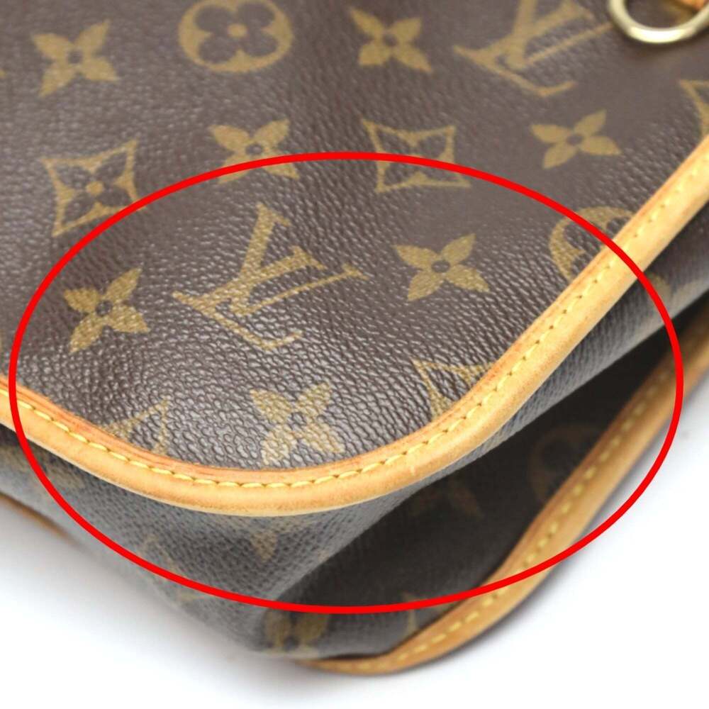 LOUIS VUITTON Authentic Brown Monogram Canvas Shoulder Bag - Picture 7 of 16